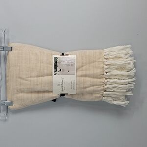 Hearth & Hand beach towel Fringe hem